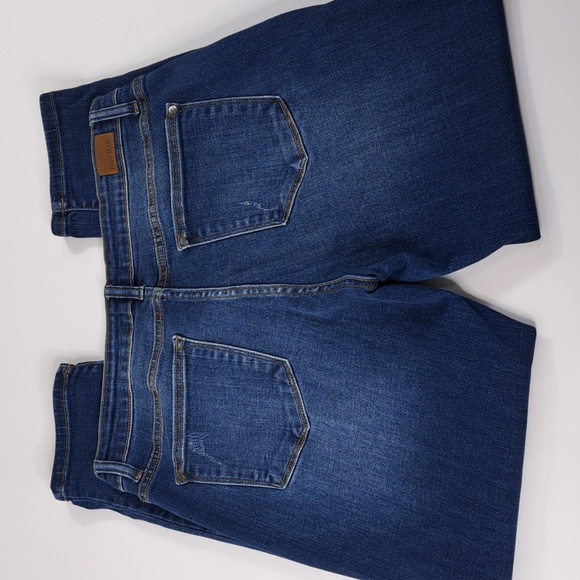 Jude Blue Slim Fit Dark Wash Distressed Blue Jeans Size 15/32 - Picture 6 of 17